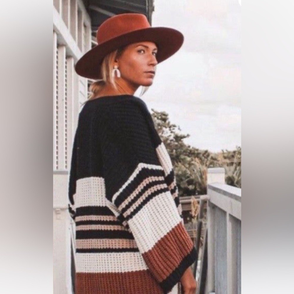 Betmar New York Orange/Rust Vintage Wool Hat
